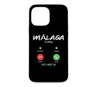 Carcasa para iPhone 13 Pro MAX Málaga está Llamando y Tengo Que IR a España de Viaje