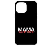 Carcasa para iPhone 13 Pro MAX Mamá EST 1974 - Celebración de Cumpleaños Maternidad