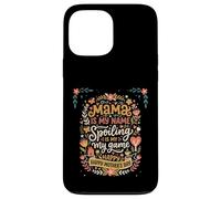 Carcasa para iPhone 13 Pro MAX Mama Is My Name Spoiling Is My Game Día de la Madre