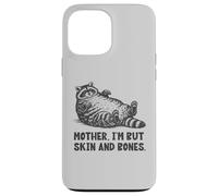 Carcasa para iPhone 13 Pro MAX Mamá Soy Pero Piel y Huesos Divertido Mapache