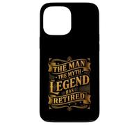 Carcasa para iPhone 13 Pro MAX Man The Myth Legend ha Jubilado Veterano de jubilación