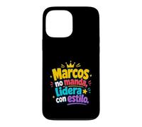 Carcasa para iPhone 13 Pro MAX Marcos no Manda, lidera con Estilo