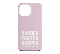 Carcasa para iPhone 13 Pro MAX Más difícil más rápido Vida de Enfermera más Profunda RCP Humor