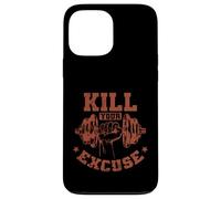 Carcasa para iPhone 13 Pro MAX Mata tu Excusa Culturismo Entrenamiento con Pesas