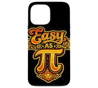 Carcasa para iPhone 13 Pro MAX Matemáticas Retro geniales y fáciles como Pi