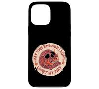 Carcasa para iPhone 13 Pro MAX May The Bridges I Burn Light My Way Skull Gothic Graphic