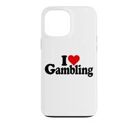 Carcasa para iPhone 13 Pro MAX ME Encanta CORAZÓN APUESTAS Casinos Trading Las Vegas