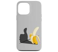 Carcasa para iPhone 13 Pro MAX Me Gusta el plátano optimista Pop-Art