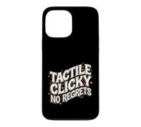 Carcasa para iPhone 13 Pro MAX Mechanical Keyboard Tactile Clicky No Regrets