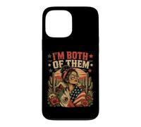 Carcasa para iPhone 13 Pro MAX Medio Mexicano Americano sí Soy la Bandera Mexicana USA Heritage