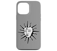 Carcasa para iPhone 13 Pro MAX Meditación Sol Astrología Tarot Blackwork Minimal