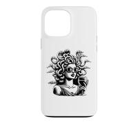 Carcasa para iPhone 13 Pro MAX Medusa Cabeza con Vino Mitología Griega Diseño Serpientes Antiguas