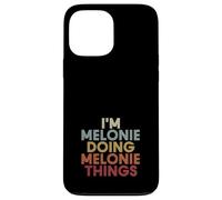 Carcasa para iPhone 13 Pro MAX Melonie Name Melonie Personalized Name First Given