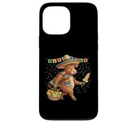 Carcasa para iPhone 13 Pro MAX Mexicano Vaca Poncho Cinco De Mayo Fiesta Sombrero Meme