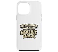 Carcasa para iPhone 13 Pro MAX Mi Cardio está Caminando hacia el Estante de Sentadillas