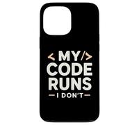 Carcasa para iPhone 13 Pro MAX Mi código se Ejecuta yo no | Coding Joke Funny Software Engineer