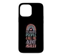 Carcasa para iPhone 13 Pro MAX Mi Gente Favorita me Llama tía Ashley Nombre tía