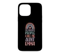 Carcasa para iPhone 13 Pro MAX Mi Gente Favorita me Llama tía Emma Nombre Tía