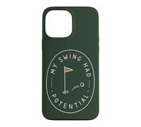 Carcasa para iPhone 13 Pro MAX Mi Swing tenía potencial Humor de Golf Cita de Golfista