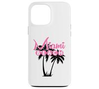 Carcasa para iPhone 13 Pro MAX Miami Beach Florida Palmera Retro Tropical