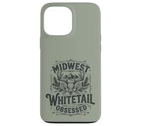 Carcasa para iPhone 13 Pro MAX Midwest Whitetail Deer Skull Buck Hunting