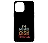 Carcasa para iPhone 13 Pro MAX Milan Name Milan Personalized Name First Given