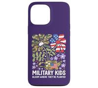 Carcasa para iPhone 13 Pro MAX Militar Niño Diente De León Florece Donde Se Plantan Púrpura