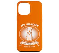 Carcasa para iPhone 13 Pro MAX Miniature Schnauzer My Dog is My Shadow Funny Pet Dog Lover