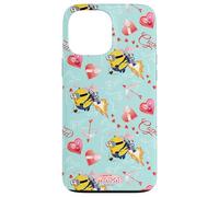 Carcasa para iPhone 13 Pro MAX Minions Cupid All Over Print