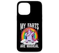 Carcasa para iPhone 13 Pro MAX Mis Pedos Son mágicos y Divertidos Unicornios tirándose Pedos