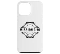 Carcasa para iPhone 13 Pro MAX Mission 3:16 - Christian Faith Church Ministry Soldier