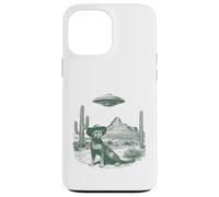 Carcasa para iPhone 13 Pro MAX Misterioso Sombrero de Gato Grande no identificado artesanía Escena árida