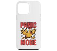 Carcasa para iPhone 13 Pro MAX Modo de pánico Pollo Divertido Caos Humor