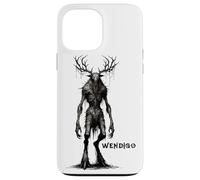 Carcasa para iPhone 13 Pro MAX Monstruo Wendigo, Skinwalker, críptido, Malvado Monstruo de Terror