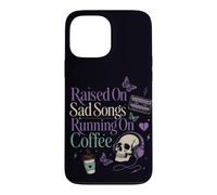 Carcasa para iPhone 13 Pro MAX Moody Sad Songs Café Estética Amante De La Música Vibe