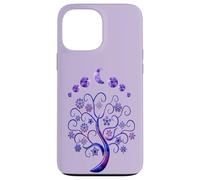 Carcasa para iPhone 13 Pro MAX Moon Phases Tree Fases De La Luna Árbol De La Vida Rosa