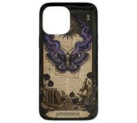 Carcasa para iPhone 13 Pro MAX Moth Sun Dark Gothic Crescent Moon Skull