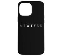 Carcasa para iPhone 13 Pro MAX Mtwtfss WTF Días De La Semana De Humor para Adultos