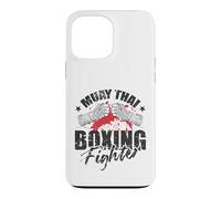 Carcasa para iPhone 13 Pro MAX Muay Thai Boxeador Guerrero del Ring
