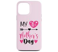 Carcasa para iPhone 13 Pro MAX My First Mothers Day Outfit Mommy 1st Time Mom Happy Mother