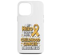 Carcasa para iPhone 13 Pro MAX My Hero Is Now My Angel Childhood Cancer Awareness Apparel