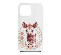 Carcasa para iPhone 13 Pro MAX My Little Okapi Forest Giraffe Zoo Animal Cute