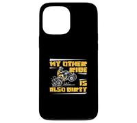 Carcasa para iPhone 13 Pro MAX My Other Ride Is Also Dirty ATV All Terrain Vehicle Quad Fan