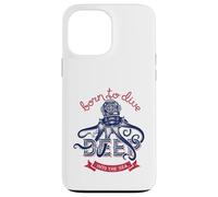 Carcasa para iPhone 13 Pro MAX Nacido para sumergirse profundamente en el Casco de buceador de Pulpo Marino
