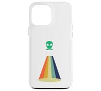 Carcasa para iPhone 13 Pro MAX Nave Espacial OVNI secuestro alienígena, Divertido área Retro 51 UAP ET Regalo