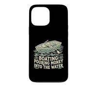 Carcasa para iPhone 13 Pro MAX Navegación Verter Dinero En El Agua Motorboat Capitán