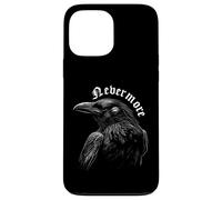 Carcasa para iPhone 13 Pro MAX Nevermore Quoth El Poema del Cuervo Edgar Allan PoE Meme