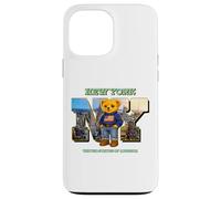 Carcasa para iPhone 13 Pro MAX New York City Skyline & Cute Teddy Bear with NYC Graphic