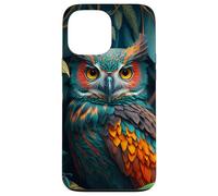 Carcasa para iPhone 13 Pro MAX Night Horned Owl Nocturnal Spotted Owls Hoot Barn Bird
