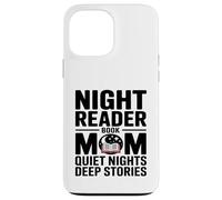 Carcasa para iPhone 13 Pro MAX Night Reader Libro Mamá Noches tranquilas Historias Profundas